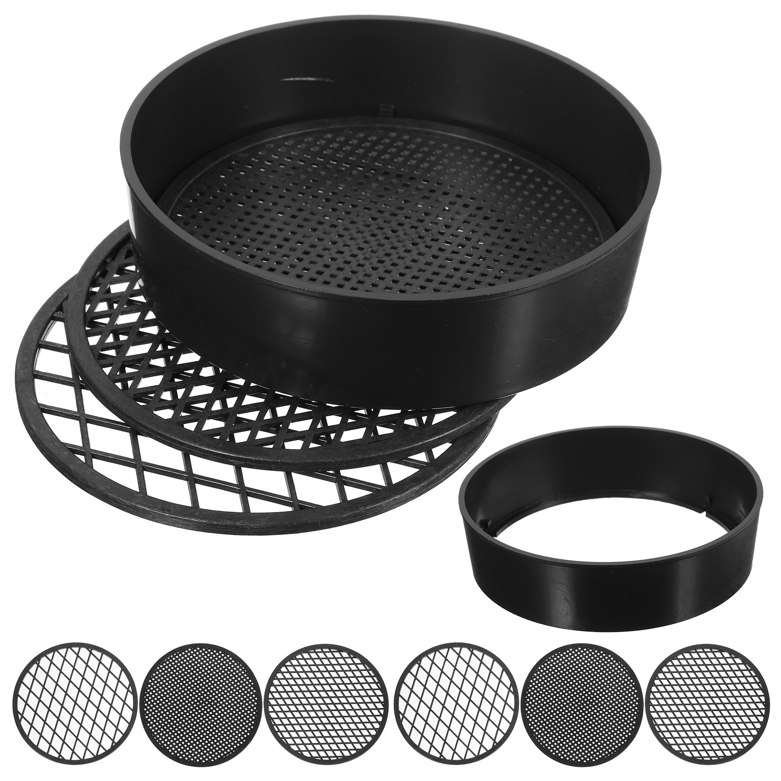 Garden Sieve Soil - 3Sets Manual Soil Sieve Plastic Sifting