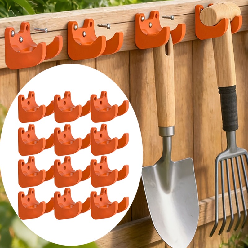 Gardening Tools Range - 2-10PCS Heavy-Duty Garden Tool Rack Wall