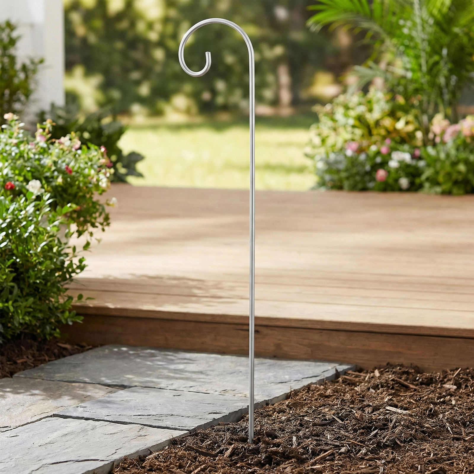 Garden Label Marker - 25Pcs Shepherd Hooks Outdoor Metal Garden