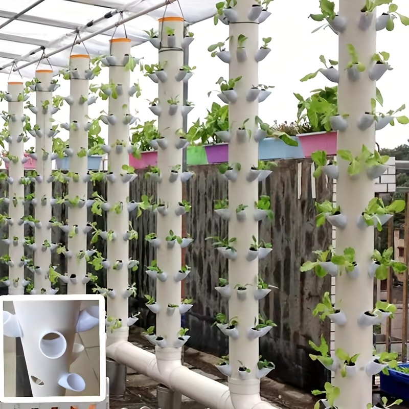 Vertical Wall Planter - 10set DIY Hydroponic Pots for Hydroponics