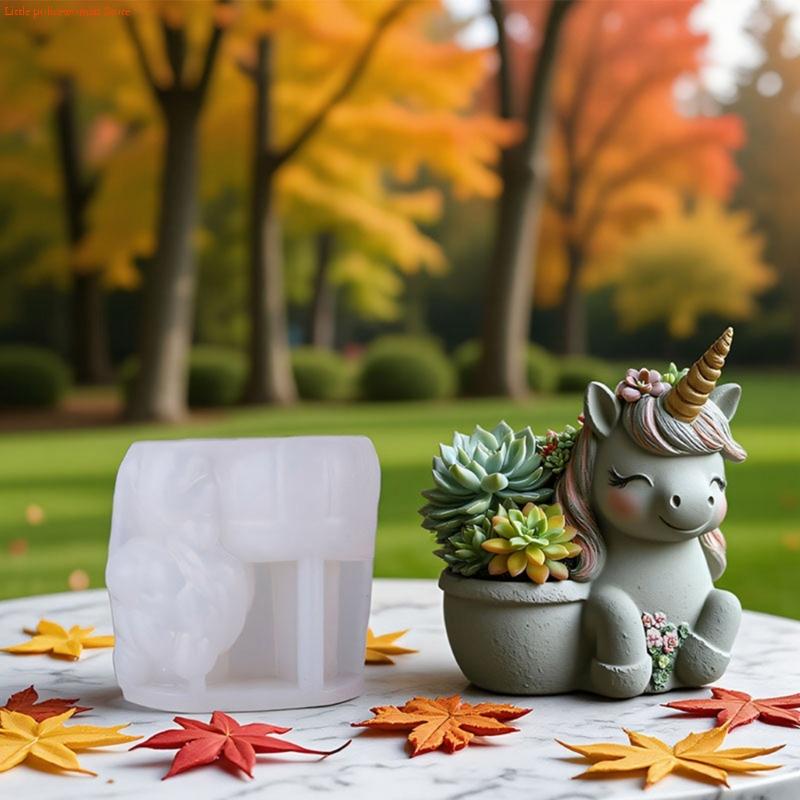 Gardening Tools Unique - F92D Unique Animal Planter Silicone Mold