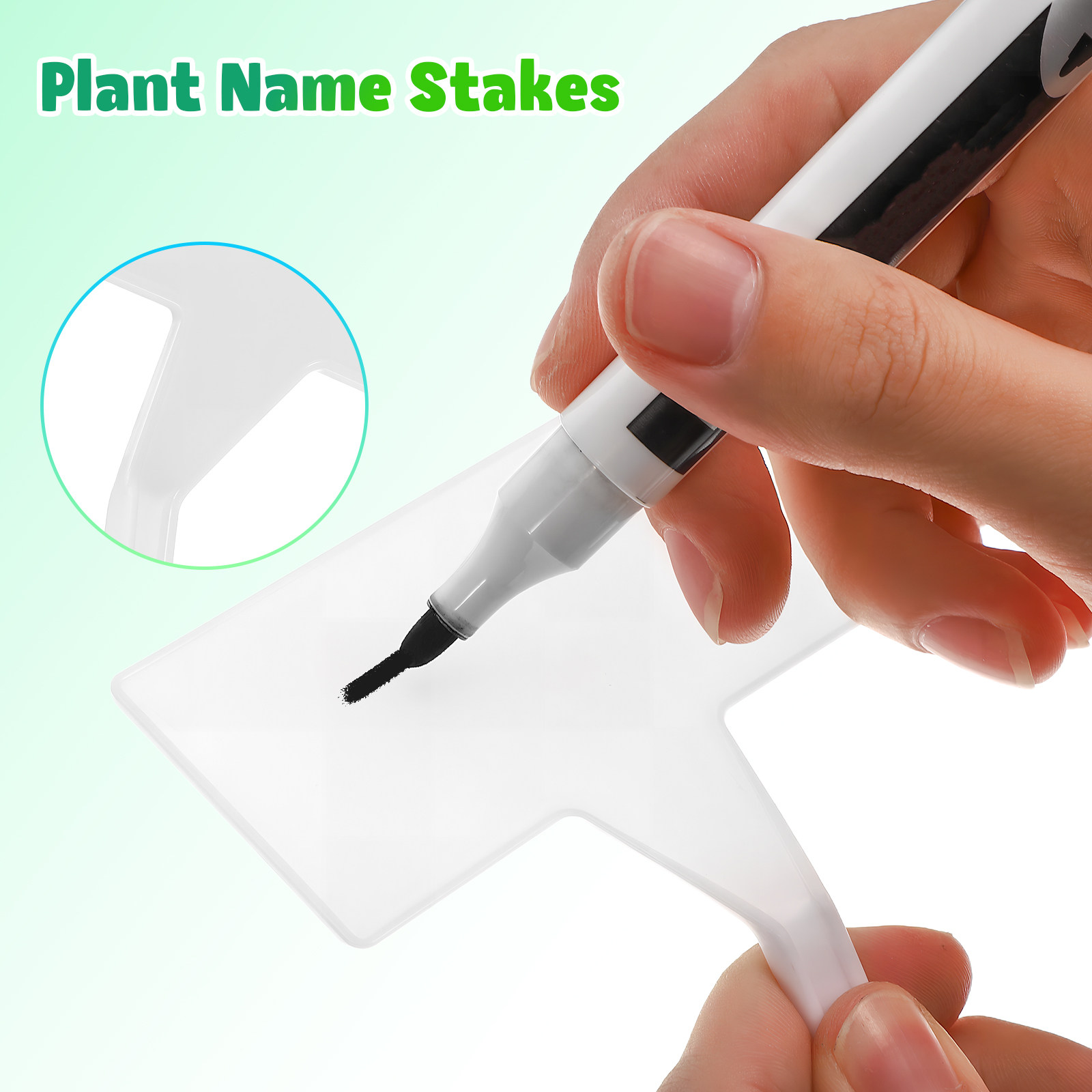 Gardening Tools Names - 35Pcs Plant Label Stakes Blank Plastic