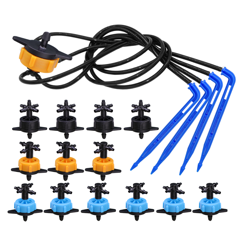 Root Watering Spike - 10Set 2/4/8L/H Bend Arrow Drip Set