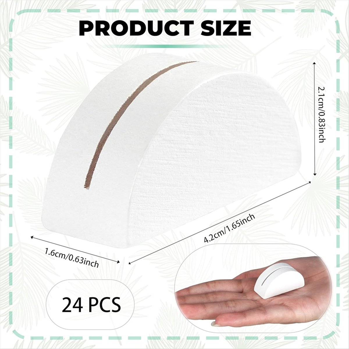 Gardening Tools Names - Reliable- 24PCS White Table Number Stands,