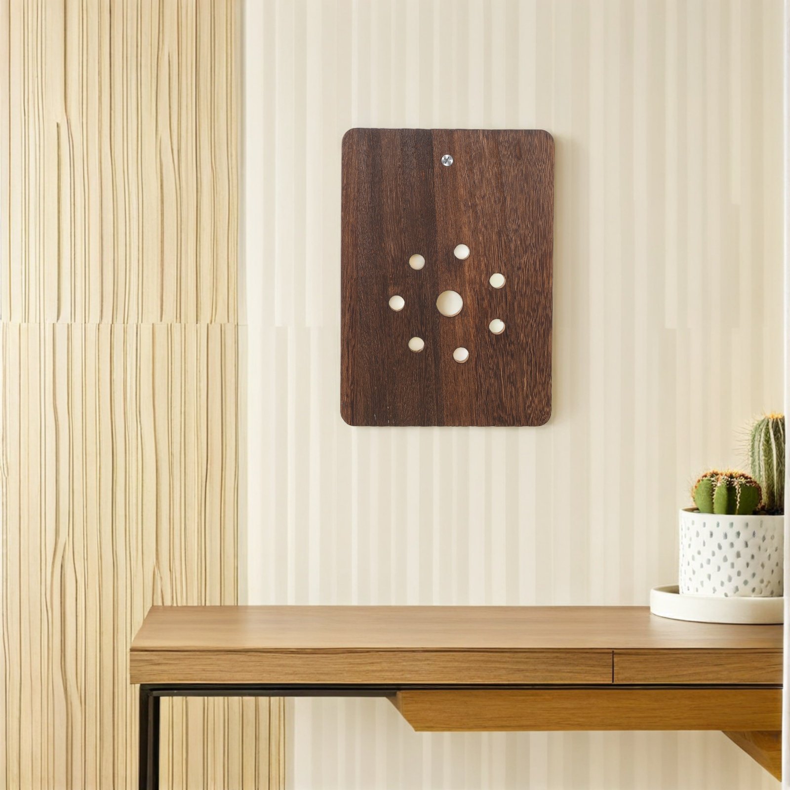 Vertical Wall Planter - Solid Wood Staghorn Fern Mounting Board