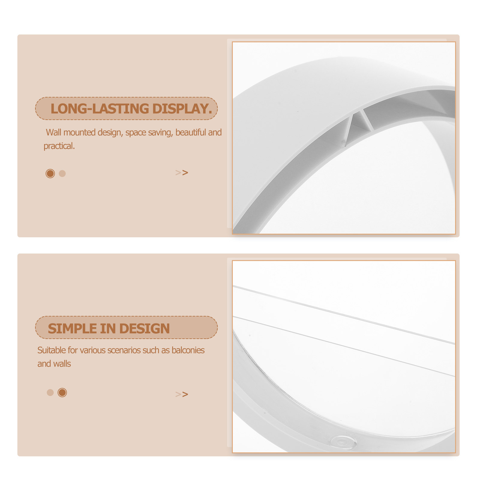 Wall Mount Vase Round Clear Hy - Vertical Wall Planter review and price