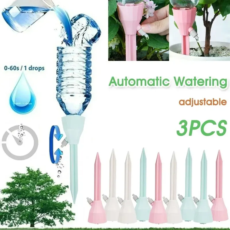 3Pcs Adjustable Drip Irrigatio - Root Watering Spike review and price