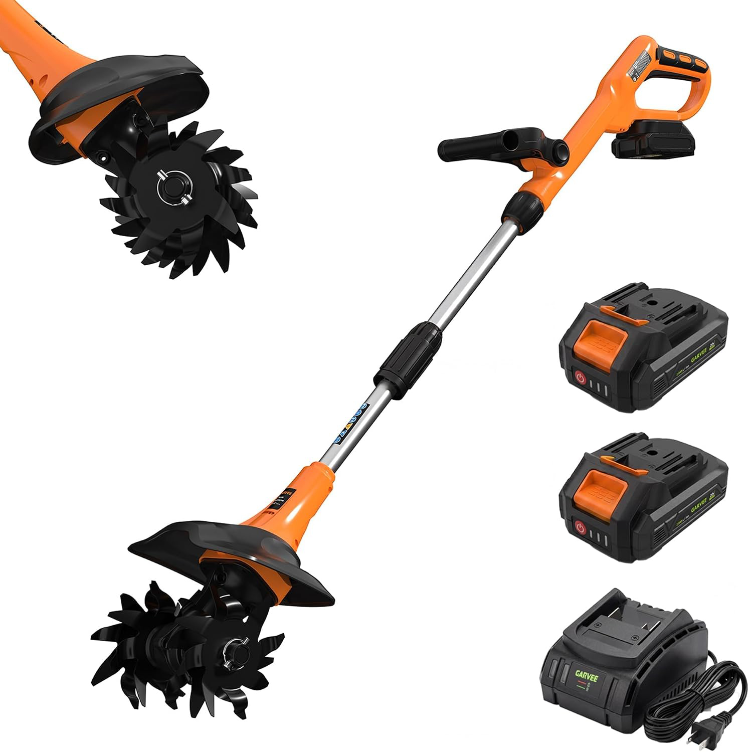 20V Cordless Garden Tiller, 2x - Gardening Tools Brands review and price