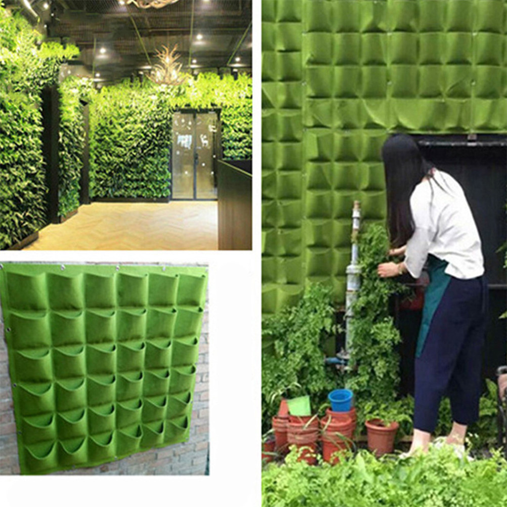 1Pcs Felt Wall Mounted Plantin - Vertical Wall Planter review and price