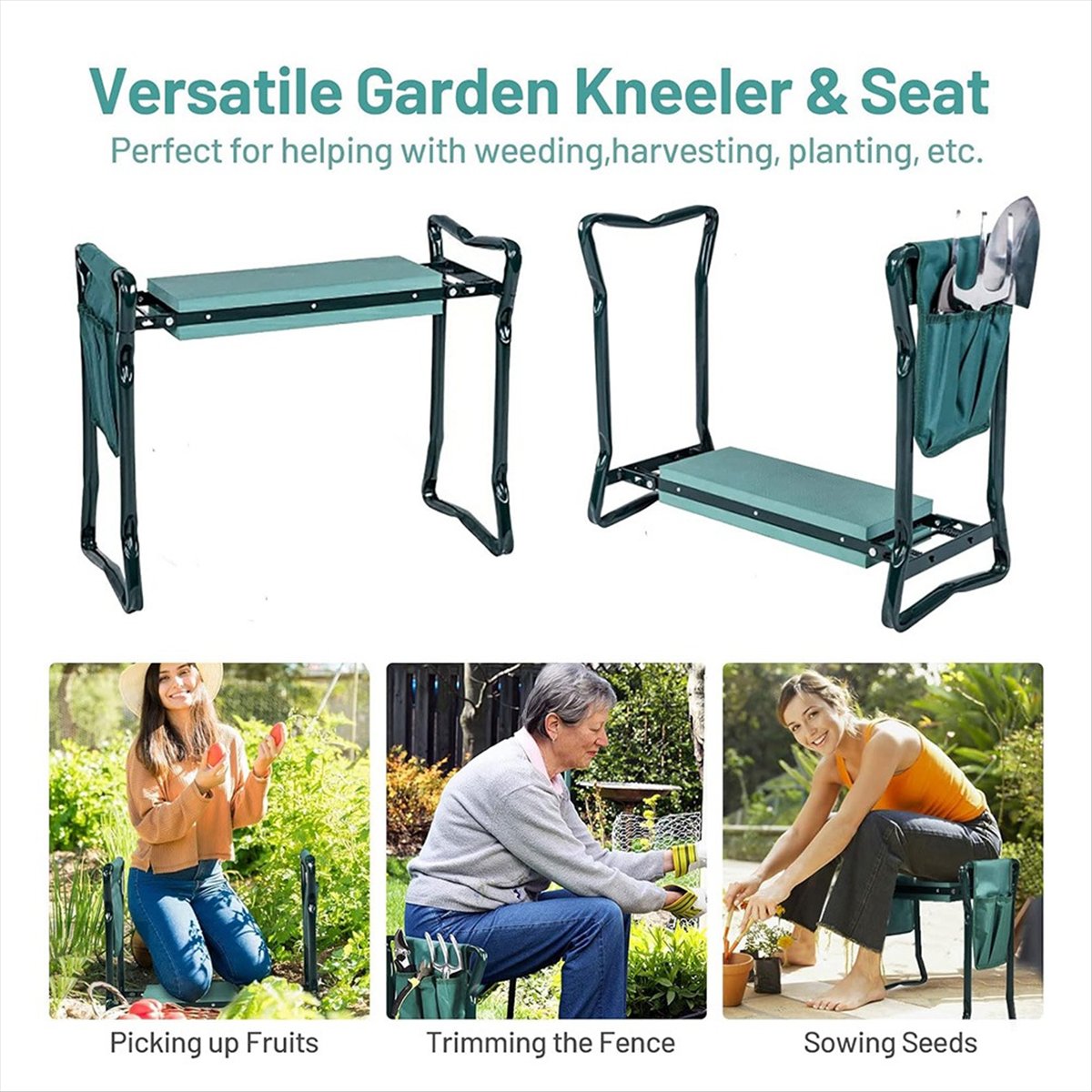 B23BBG 2 in 1 Garden Kneeler a - Gardening Tools For Seniors review and price