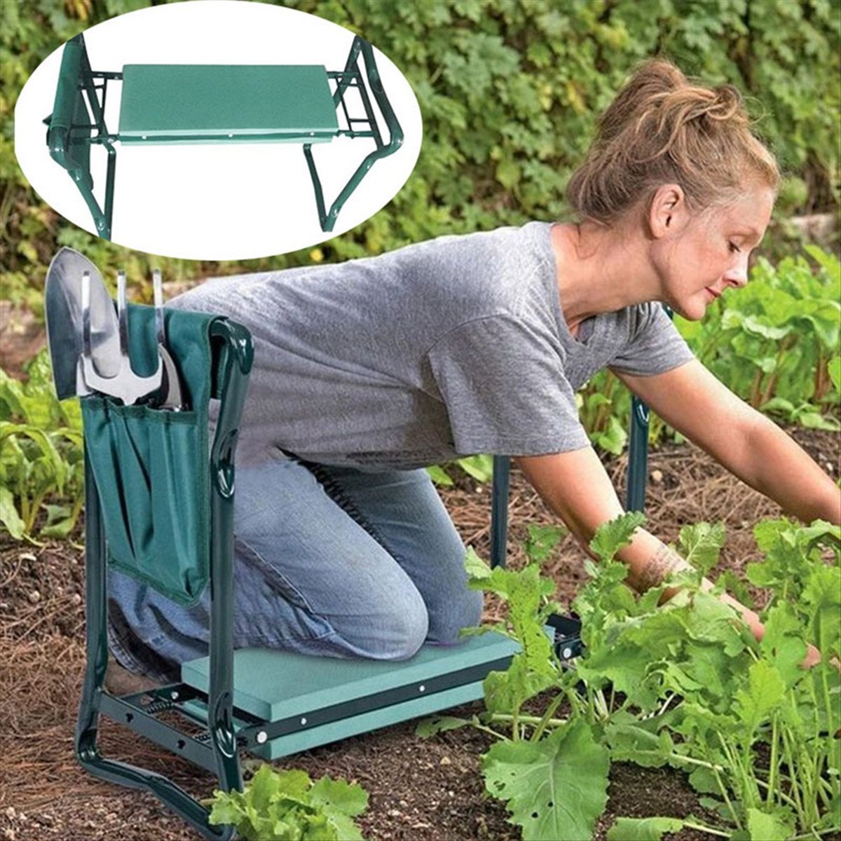 B23BBG 2 in 1 Garden Kneeler a - Gardening Tools For Seniors review and price