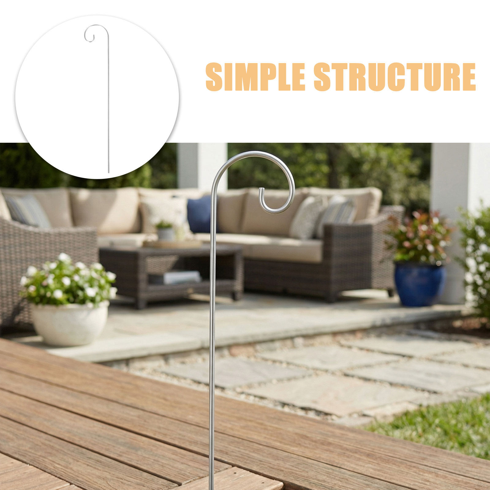 25Pcs Shepherd Hooks Outdoor M - Garden Label Marker review and price