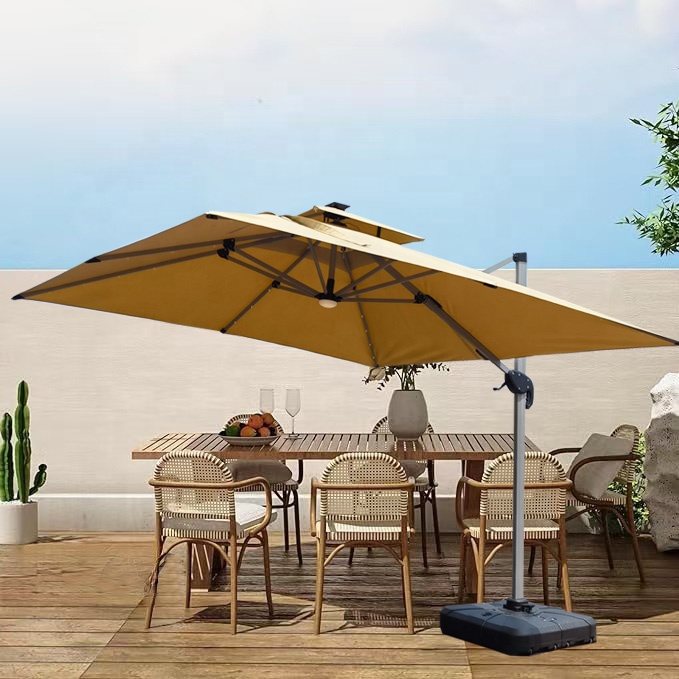 L  Big Size Cantilever Parasol - Gardening Tools Logo review and price