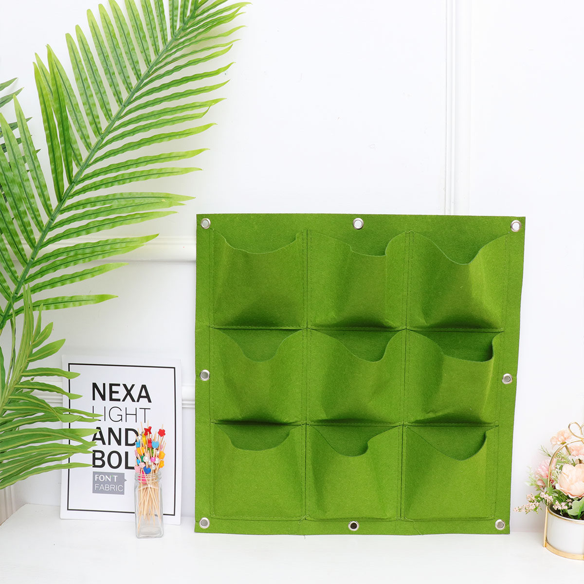 Wall Hanging Planting Bag Gree - Vertical Wall Planter review and price