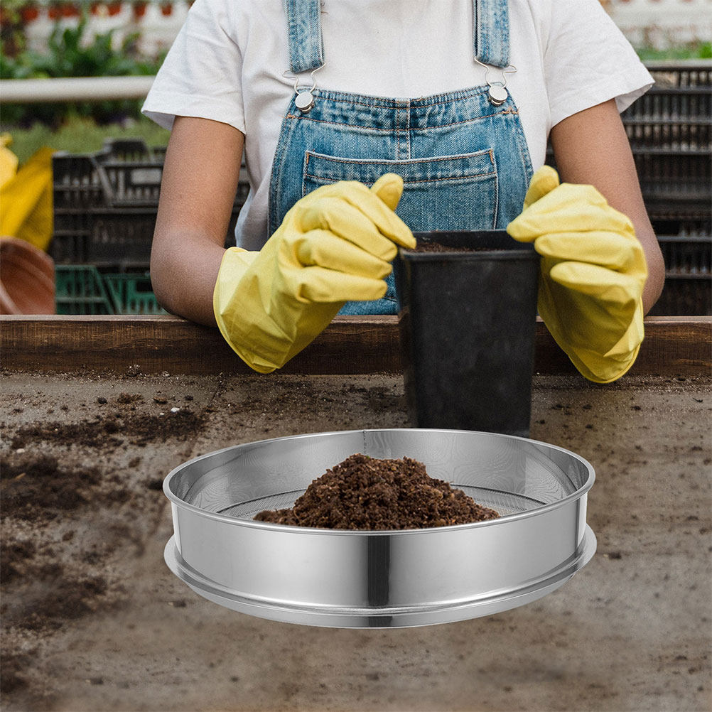 Stainless Steel Mesh Sieve Rou - Garden Sieve Soil review and price