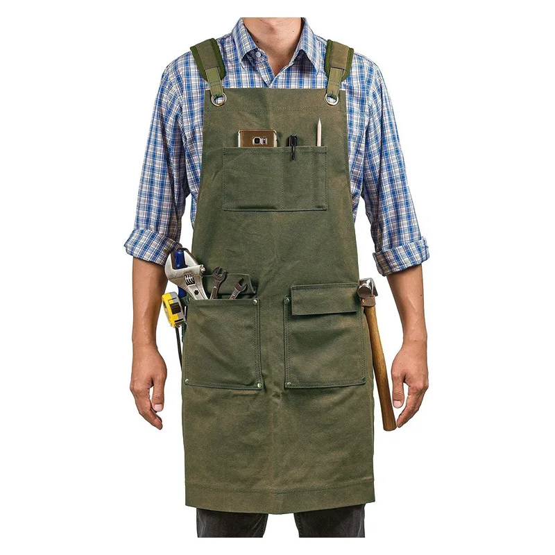 Thickened Canvas Apron Waterpr - Gardening Tools Logo review and price