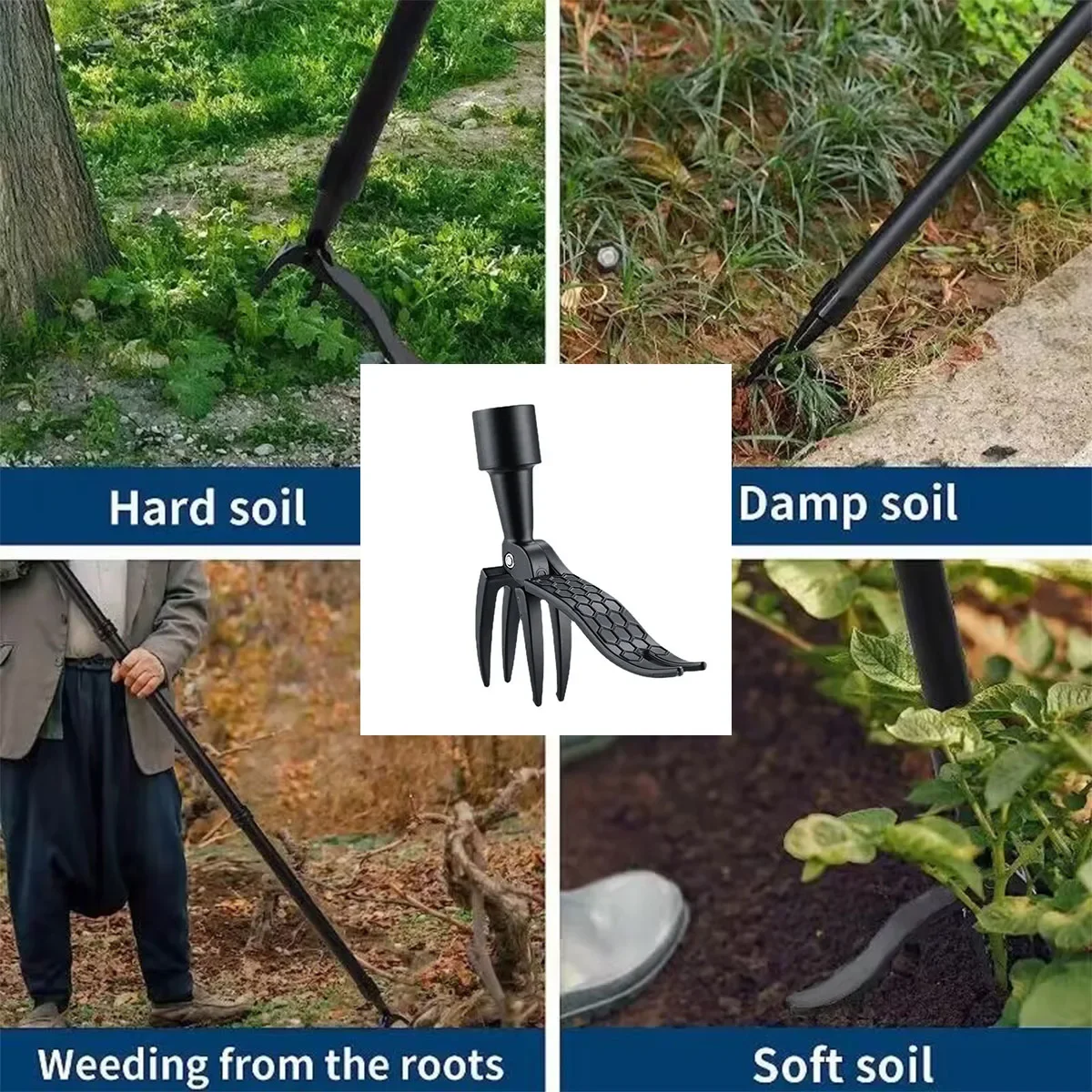 Stand Up Weed Puller Tool with - Gardening Tools To Remove Weeds review and price