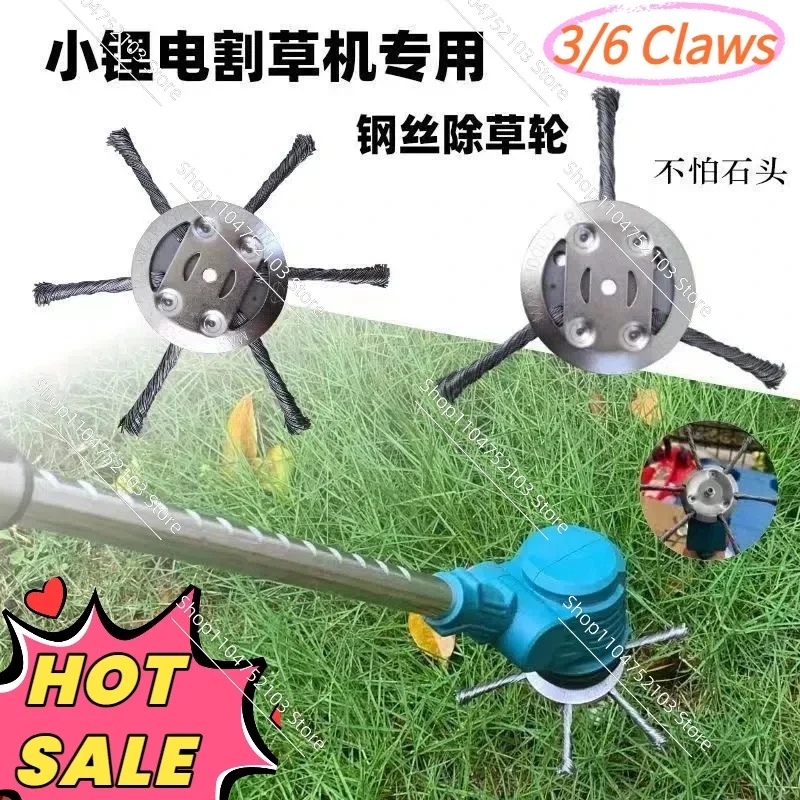 6 Inch Steel Wire Weed Brush T - Gardening Tools To Remove Weeds review and price
