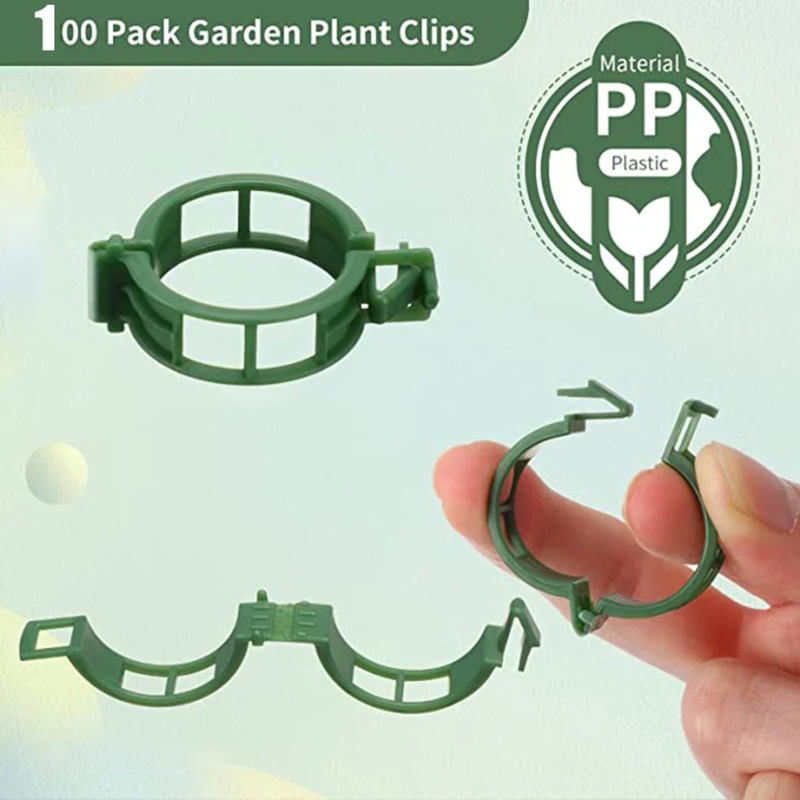 100 PCS/ Plant Support Clip Pl - Gardening Tools Range review and price