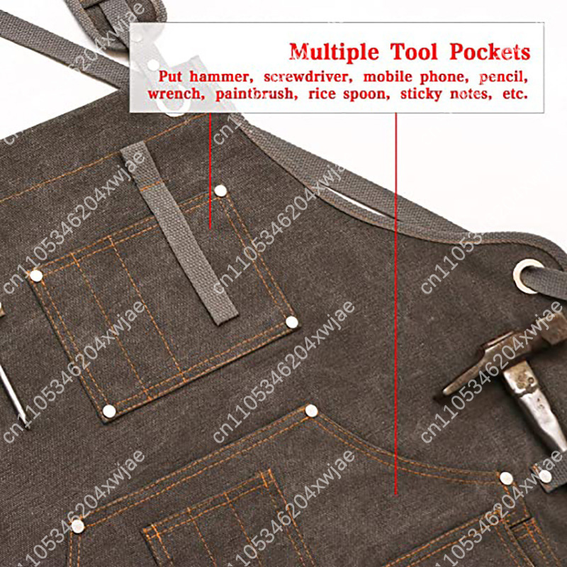 Heavy Duty Canvas Apron With C - Gardening Tools Logo review and price