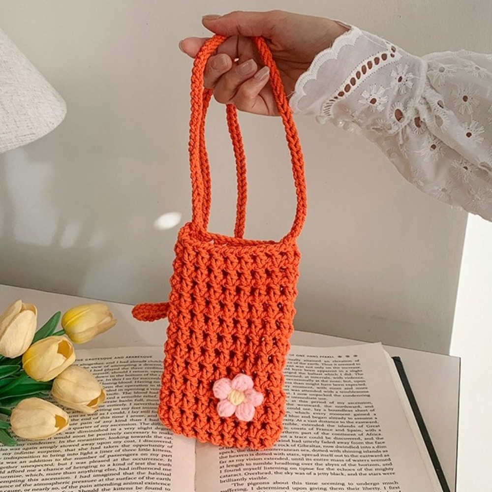 Sweet Flower Weaving Crossbody - Outdoor Planting Bag review and price