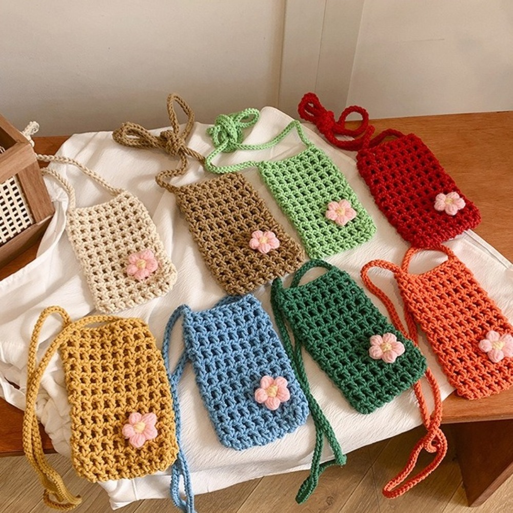 Sweet Flower Weaving Crossbody - Outdoor Planting Bag review and price