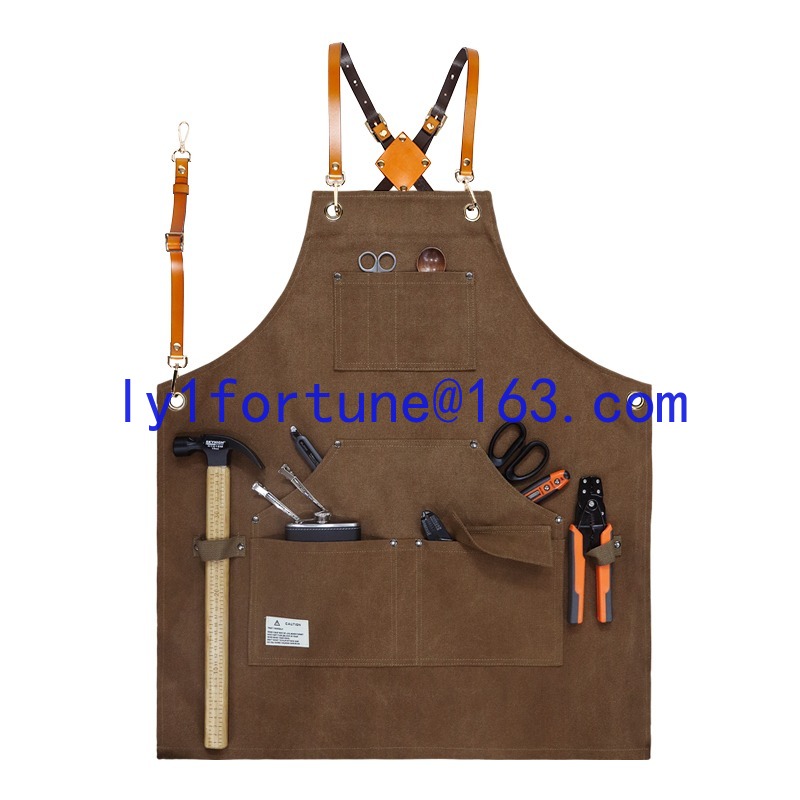 Thick canvas waterproof apron  - Gardening Tools Logo review and price
