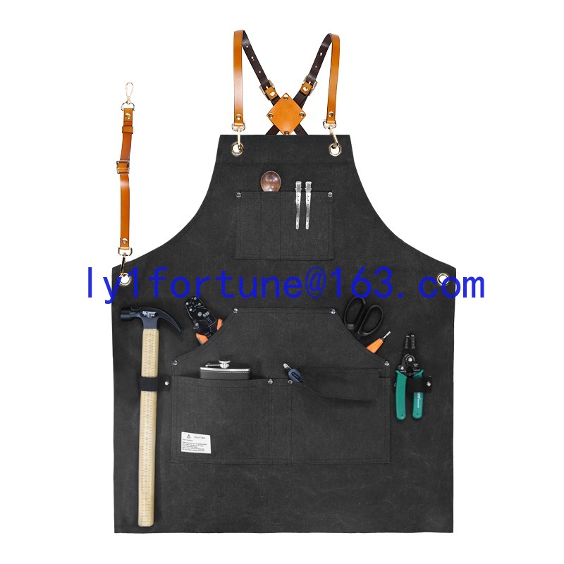 Thick canvas waterproof apron  - Gardening Tools Logo review and price