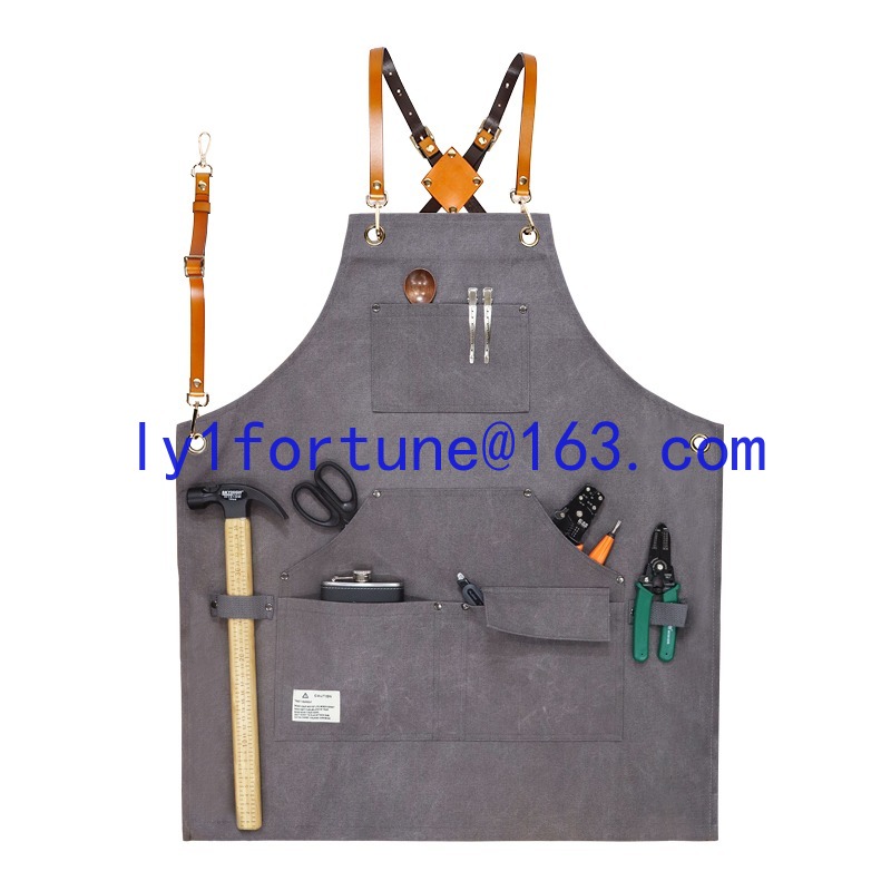 Thick canvas waterproof apron  - Gardening Tools Logo review and price