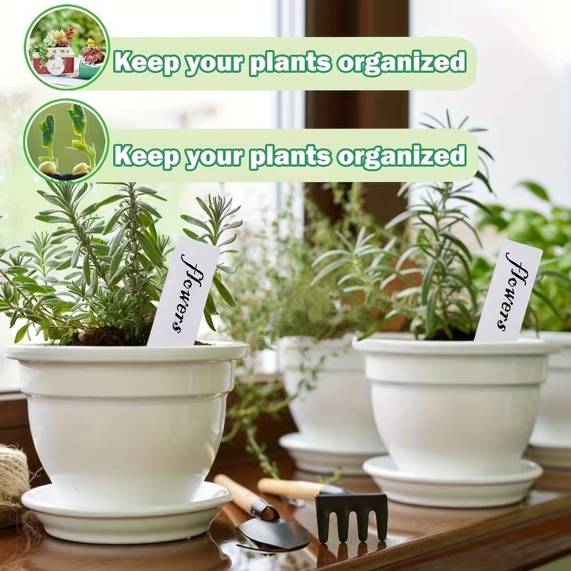 100pcs White Waterproof Plant  - Garden Label Marker review and price