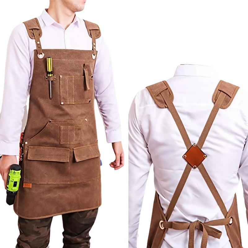 Heavy Duty Canvas Apron Custom - Gardening Tools Logo review and price