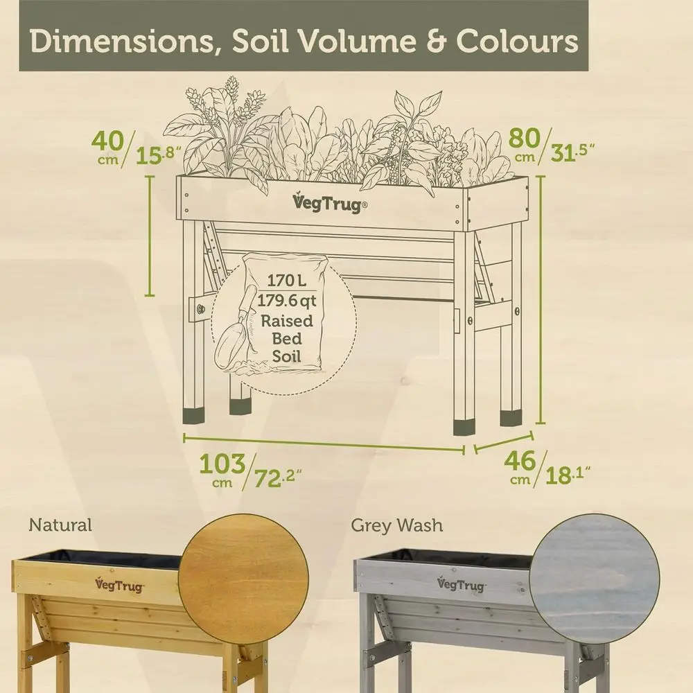 Natural Small 1m Wall-Mounted  - Vertical Wall Planter review and price