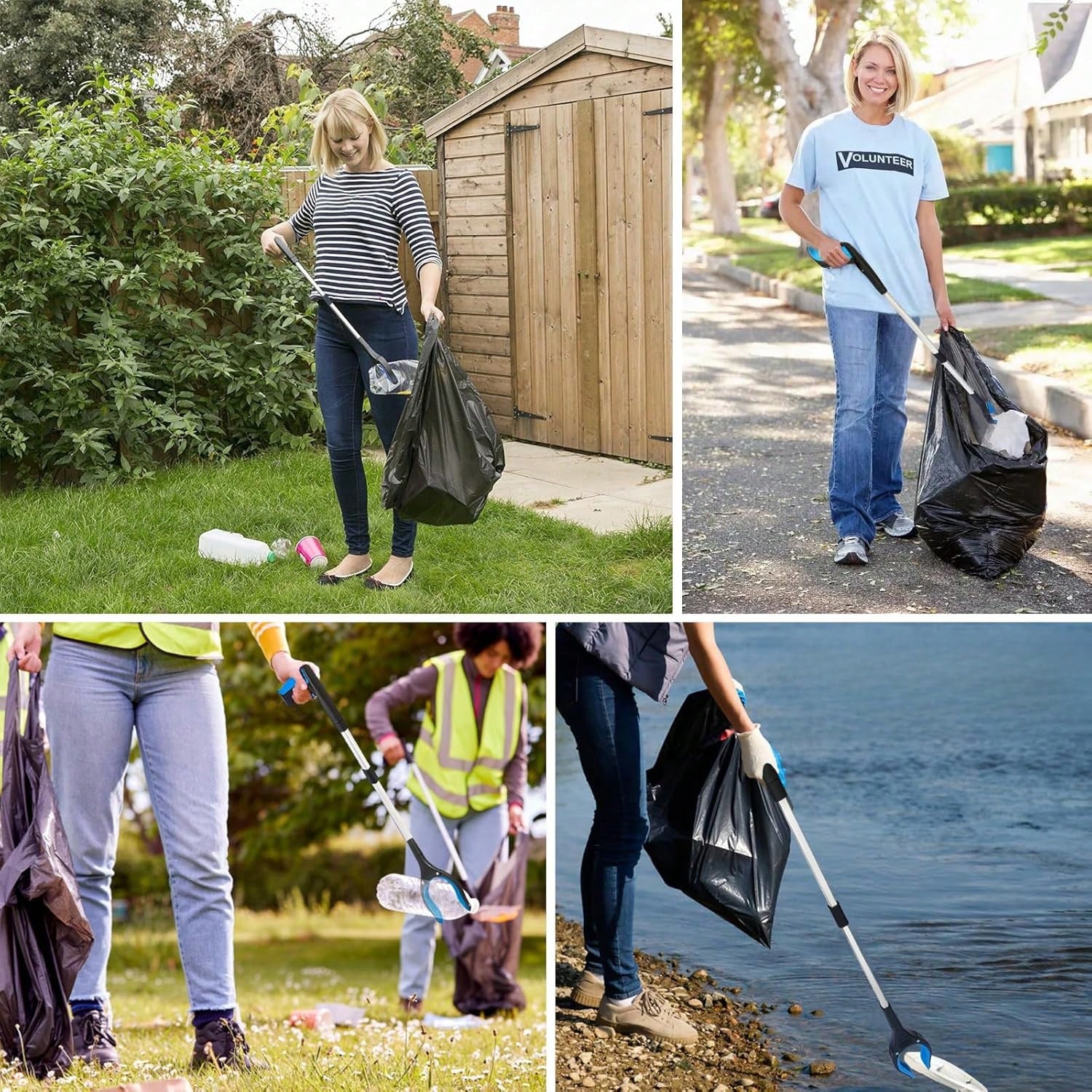 Foldable Grabber Reacher Tool  - Gardening Tools For Seniors review and price