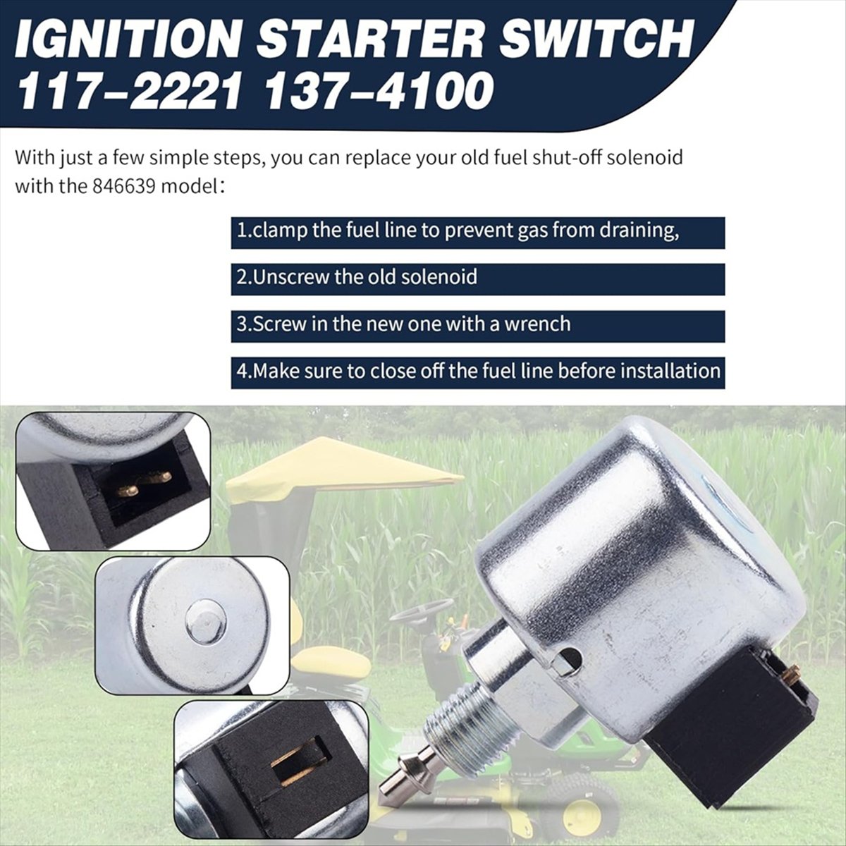 AT16 846639 Shut-Off Solenoid  - Gardening Hand Tools B&Q review and price